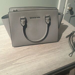 Gray Michael Kors Selma Bag